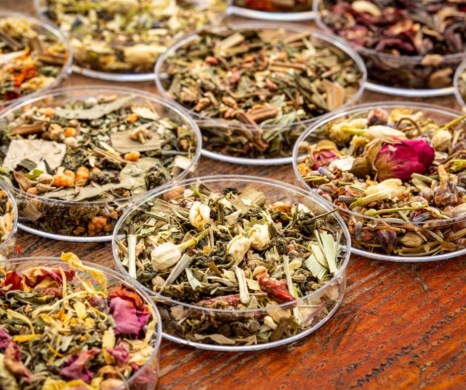 Tea Tasting Sampler - Includes 5 satchels of loose leaf tea ( .3oz each)